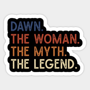 Dawn The Woman The Myth The Legend - Dawn Staley Lover Sticker